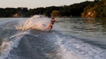 water skiing