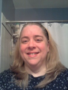 Can't believe I'm sharing this: A closer look in the mirror tonight after getting home from the gym!