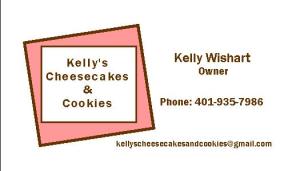 business card cookies